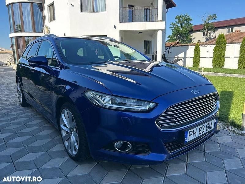 Albastru Utilizat 2015 Ford Mondeo Break | 6.999 EUR (Preț bun) - Imagine 1/4