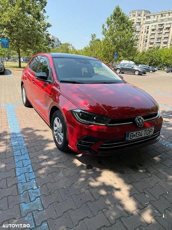 Rosu Utilizat 2022 VW Polo Style | 16.500 EUR (Preț OK) - Imagine 1/4