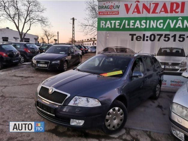 Gri Utilizat 2008 Skoda Octavia Break | 3.499 EUR (Preț bun) - Imagine 1/4