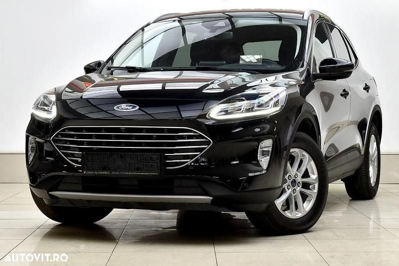 Negru Utilizat 2022 Ford Kuga Titanium SUV | 18.990 EUR (Preț OK) - Imagine 1/4