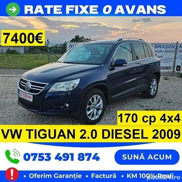 Utilizat 2009 VW Tiguan SUV | 7.400 EUR (Puțin scump) - Imagine 1/4