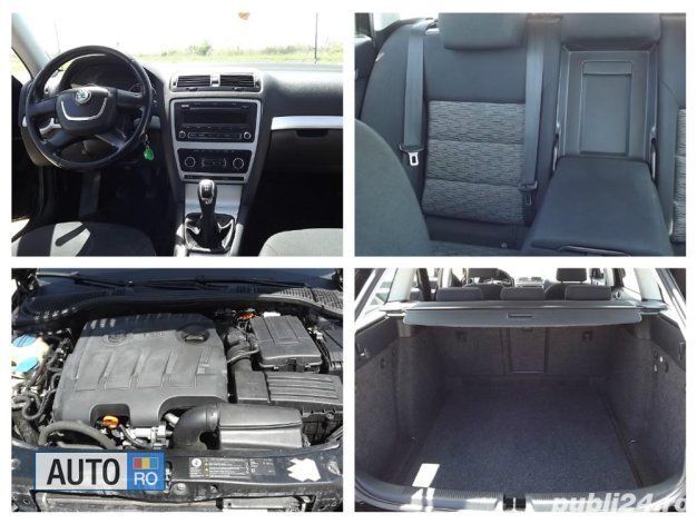 Negru Utilizat 2012 Skoda Octavia Drive Break | 5.000 EUR (Preț bun) - Imagine 1/4
