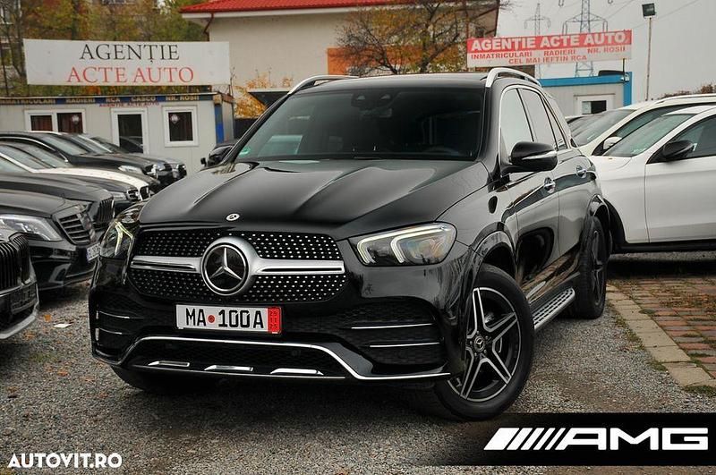 Culoarenegru Utilizat 2020 Mercedes GLE350 AMG line SUV | 47.980 EUR (Preț bun) - Imagine 1/4