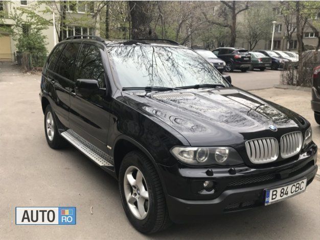 Negru Utilizat 2007 BMW X5 SUV | 9.900 EUR (Preț OK) - Imagine 1/4