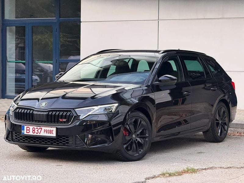 Culoarenegru Utilizat 2025 Skoda Octavia RS Break | 36.500 EUR - Imagine 1/4