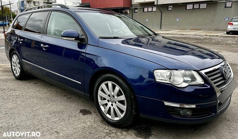 Culoarealbastru Utilizat 2008 VW Passat Highline Break | 3.795 EUR (Preț OK) - Imagine 1/4