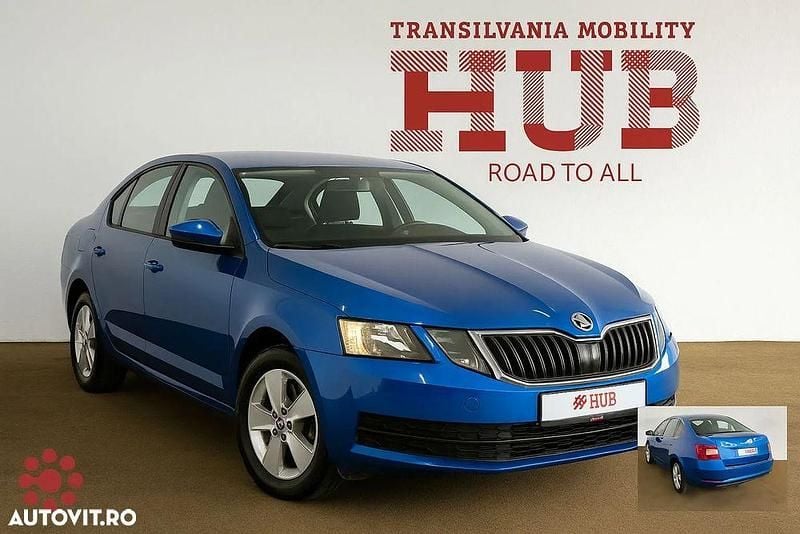 Culoarealbastru Utilizat 2019 Skoda Octavia Ambition Break | 10.790 EUR (Super Preț) - Imagine 1/4