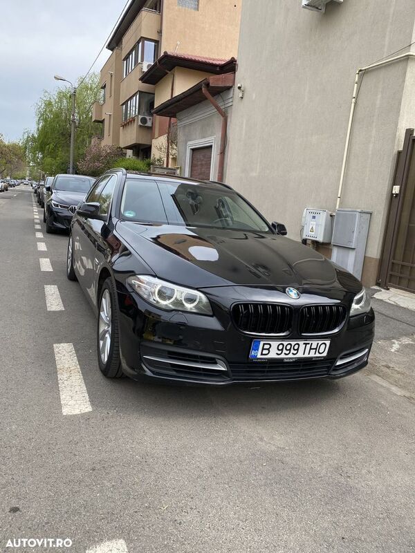 Negru Utilizat 2016 BMW 520 Break | 10.500 EUR (Super Preț) - Imagine 1/4