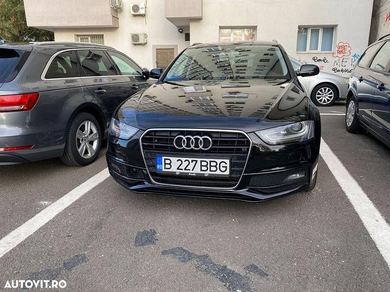 Culoarenegru Utilizat 2014 Audi A4 Break | 8.750 EUR (Preț OK) - Imagine 1/4