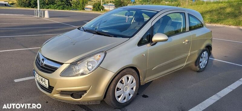 Galbeuriu Utilizat 2007 Opel Corsa Hatchback | 2.650 EUR (Preț bun) - Imagine 1/4
