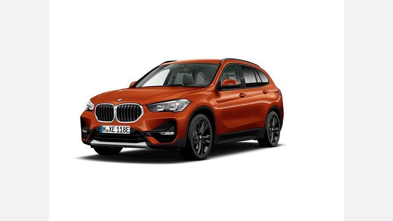 Sunset orange metallic metalizat Utilizat 2021 BMW X1 Advantage SUV | 25.561 EUR (Puțin scump) - Imagine 1/4