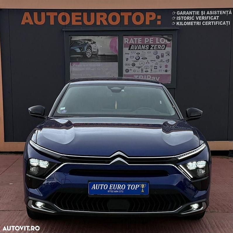 Culoarealbastru Utilizat 2023 Citroën C5 X Shine Break | 22.990 EUR - Imagine 1/4