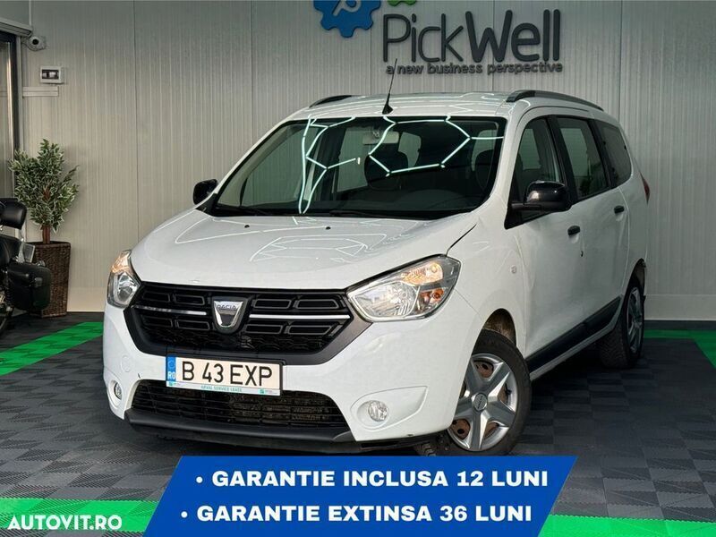 Alb Utilizat 2021 Dacia Lodgy Monovolum | 11.950 EUR (Scump) - Imagine 1/4