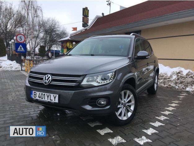 Gri metalizat Utilizat 2012 VW Tiguan SUV | 14.700 EUR - Imagine 1/4