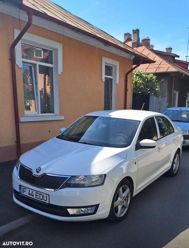 Culoarealb Utilizat 2014 Skoda Rapid Ambition Berlinǎ | 4.800 EUR (Preț OK) - Imagine 1/4