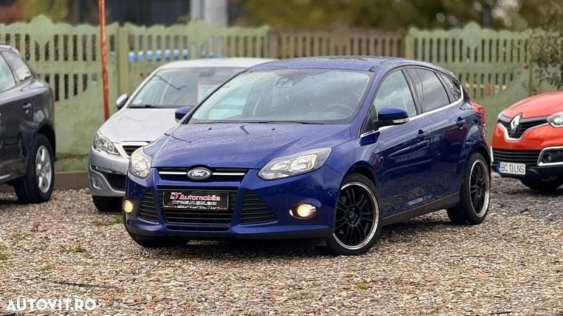 Culoarealbastru Utilizat 2014 Ford Focus Titanium Hatchback | 6.450 EUR (Preț OK) - Imagine 1/4