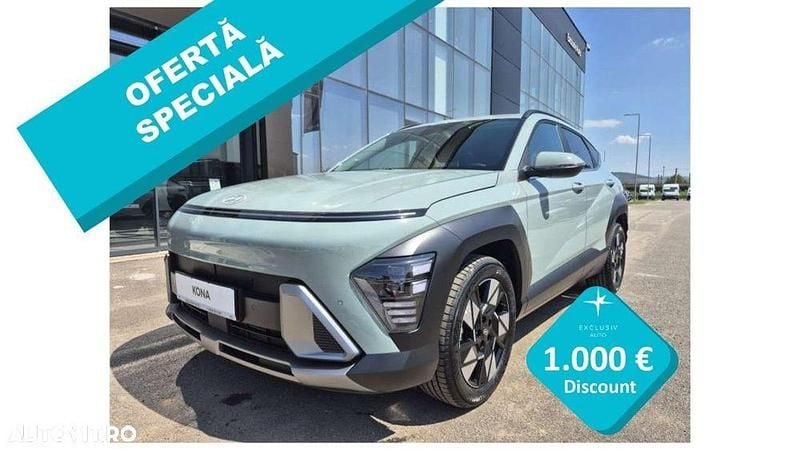 Culoareverde Nouă 2025 Hyundai Kona Premium SUV | 25.996 EUR (Preț OK) - Imagine 1/4