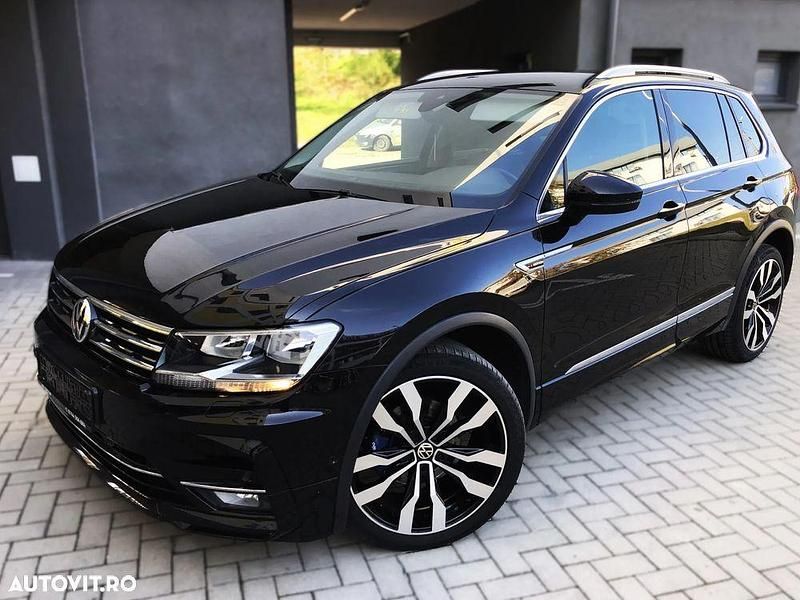 Culoarenegru Utilizat 2016 VW Tiguan R-line SUV | 17.599 EUR (Puțin scump) - Imagine 1/4