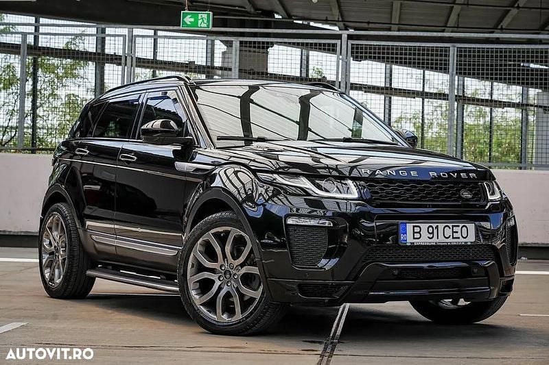 Culoarenegru Utilizat 2017 Land Rover Range Rover evoque SUV | 21.999 EUR (Preț OK) - Imagine 1/4
