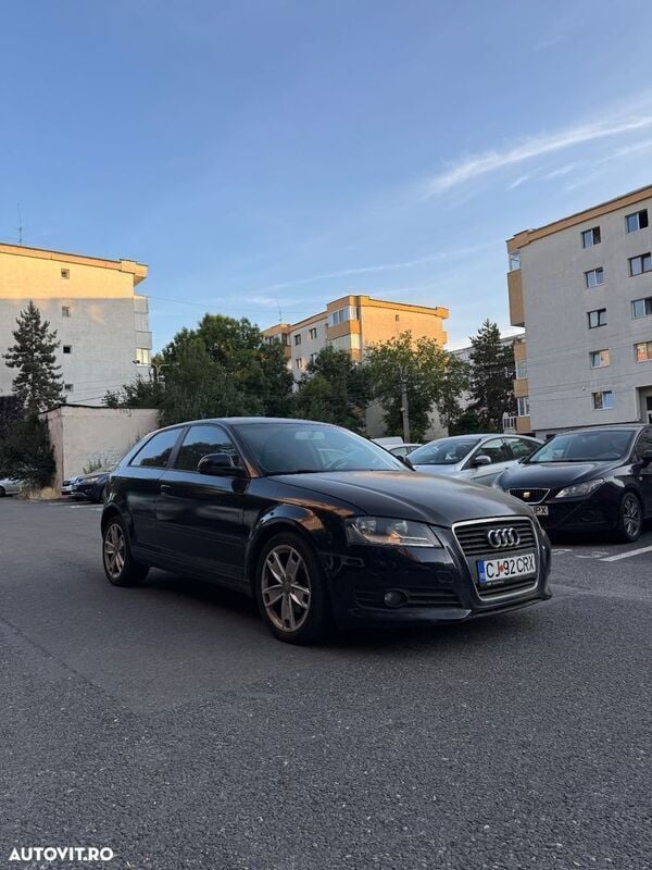Albastru Utilizat 2008 Audi A3 Attraction Coupe | 4.800 EUR (Preț OK) - Imagine 1/4