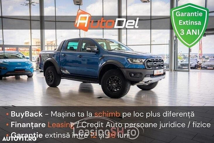 Albastru Utilizat 2022 Ford Ranger Raptor Pickup | 42.197 EUR (Preț OK) - Imagine 1/4