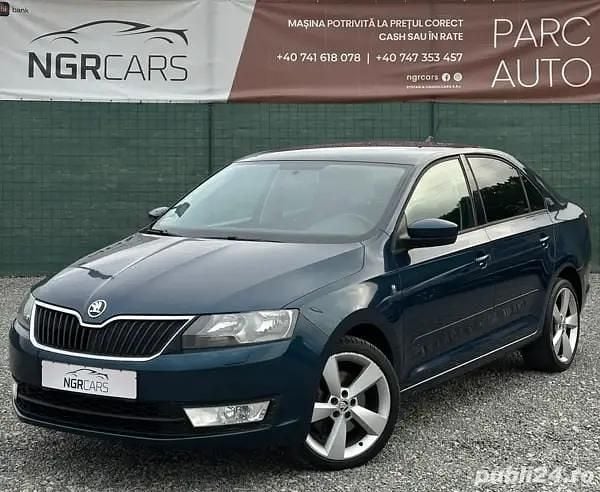 Verde Utilizat 2013 Skoda Rapid Berlinǎ | 6.750 EUR (Preț OK) - Imagine 1/4