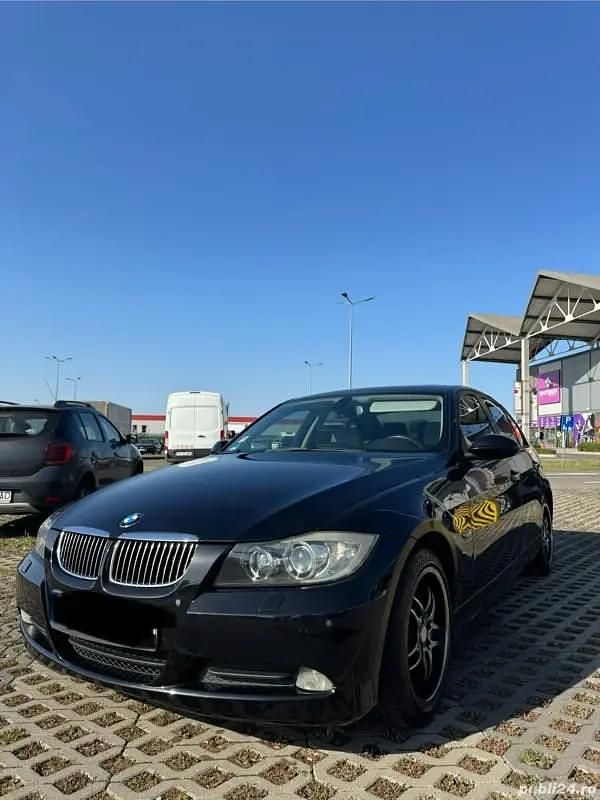 Negru Utilizat 2008 BMW 318 Berlinǎ | 4.199 EUR (Preț OK) - Imagine 1/4