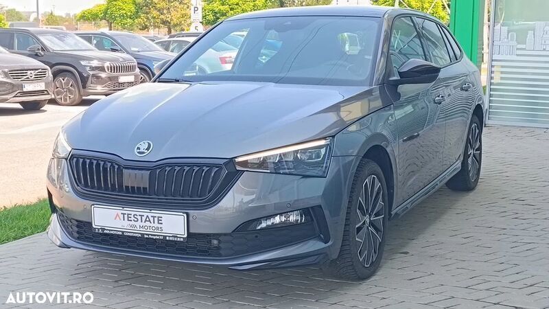 Gri Utilizat 2024 Skoda Scala Monte Carlo Hatchback | 24.950 EUR (Scump) - Imagine 1/4