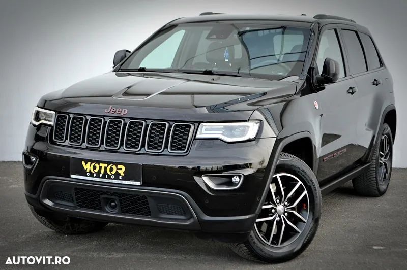 Negru Utilizat 2017 Jeep Grand Cherokee Trailhawk SUV | 15.990 EUR (Super Preț) - Imagine 1/4