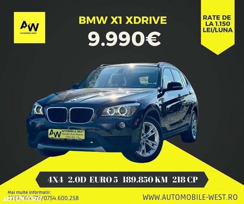 Culoarenegru Utilizat 2012 BMW X1 SUV | 9.990 EUR (Preț OK) - Imagine 1/4
