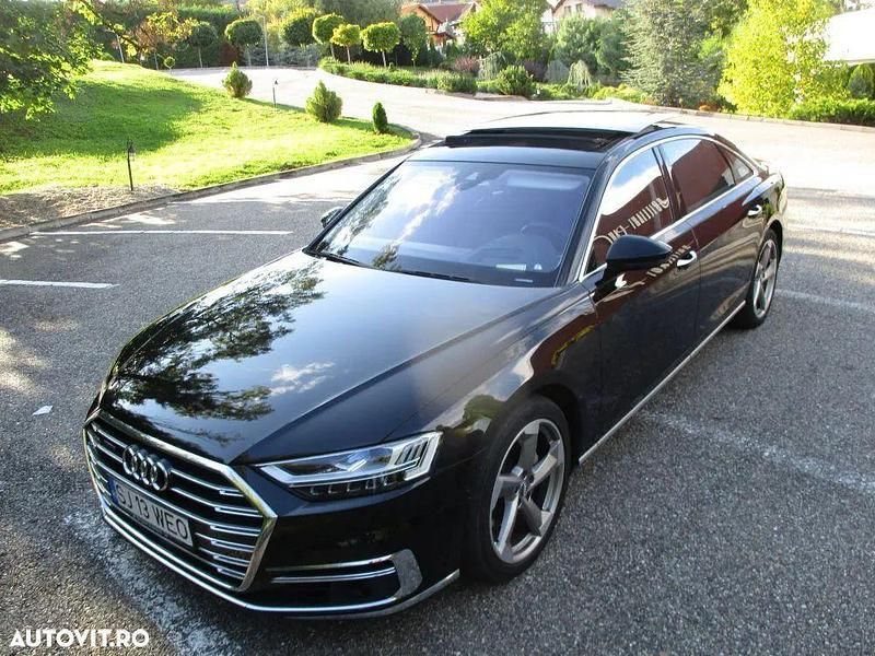 Negru Utilizat 2018 Audi A8L Berlinǎ | 36.100 EUR (Super Preț) - Imagine 1/4