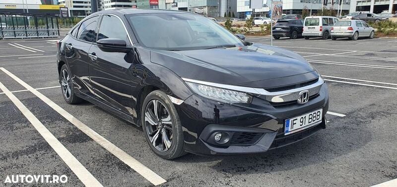 Negru Utilizat 2019 Honda Civic Executive Berlinǎ | 17.500 EUR (Preț OK) - Imagine 1/4