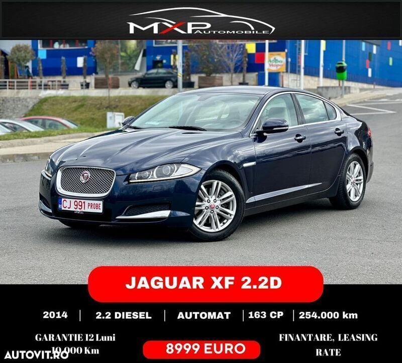 Albastru Utilizat 2014 Jaguar XF Berlinǎ | 8.999 EUR (Preț OK) - Imagine 1/4