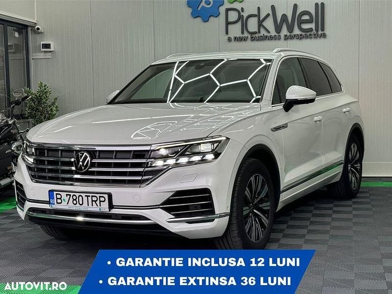 Culoarealb Utilizat 2020 VW Touareg Elegance SUV | 46.343 EUR (Scump) - Imagine 1/4