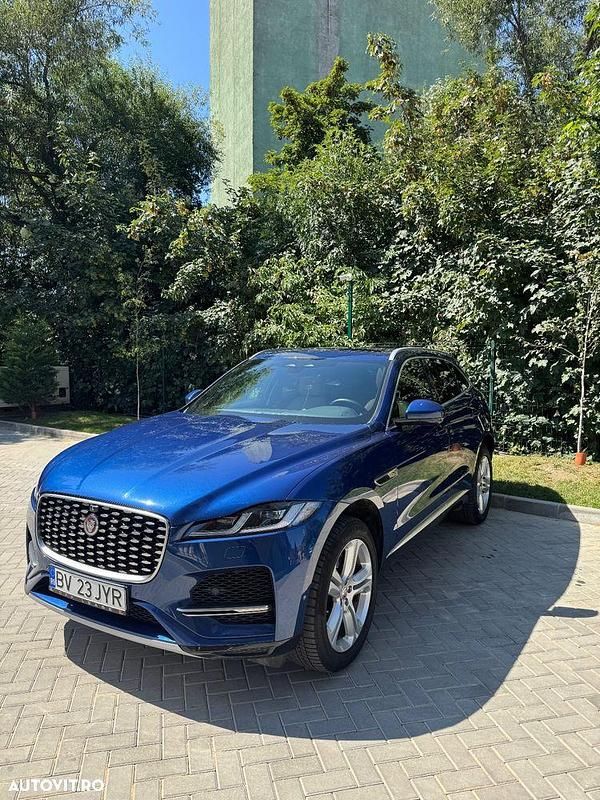 Culoarealbastru Utilizat 2021 Jaguar F-Pace SUV | 38.700 EUR - Imagine 1/4