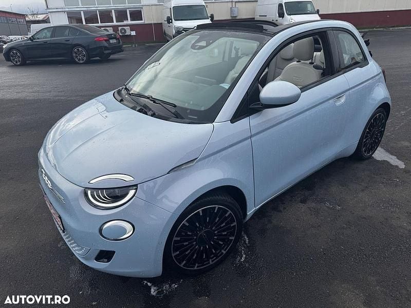 Culoarealbastru Utilizat 2022 Fiat 500e Cabrio | 17.480 EUR (Puțin scump) - Imagine 1/4