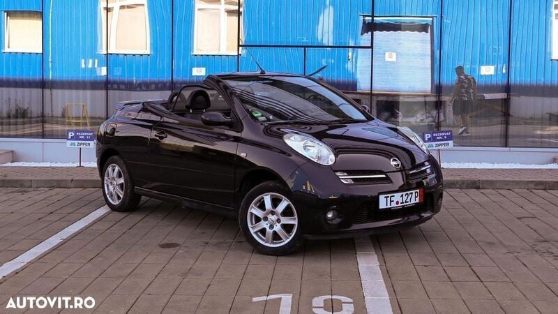 Negru Utilizat 2007 Nissan Micra Tekna Hatchback | 2.999 EUR - Imagine 1/4