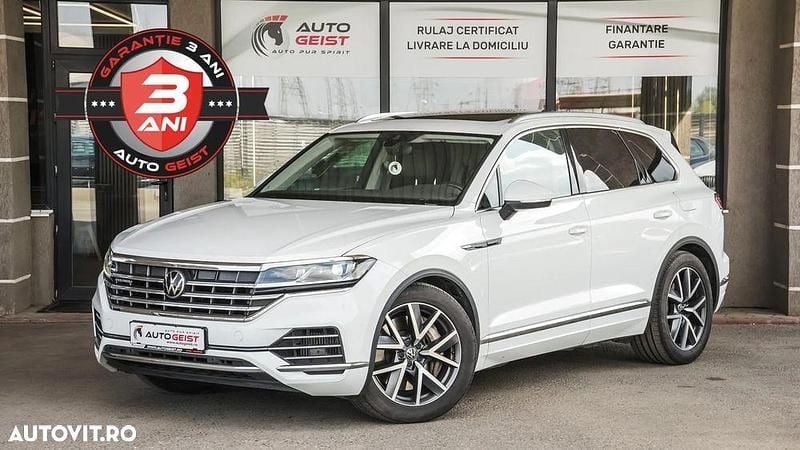 Culoarealb Utilizat 2021 VW Touareg Elegance SUV | 45.990 EUR (Super Preț) - Imagine 1/4