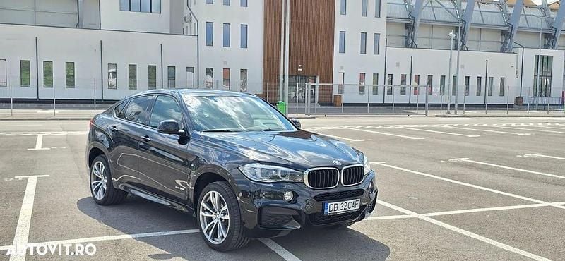 Negru Utilizat 2015 BMW X6 SUV | 31.000 EUR (Preț bun) - Imagine 1/4