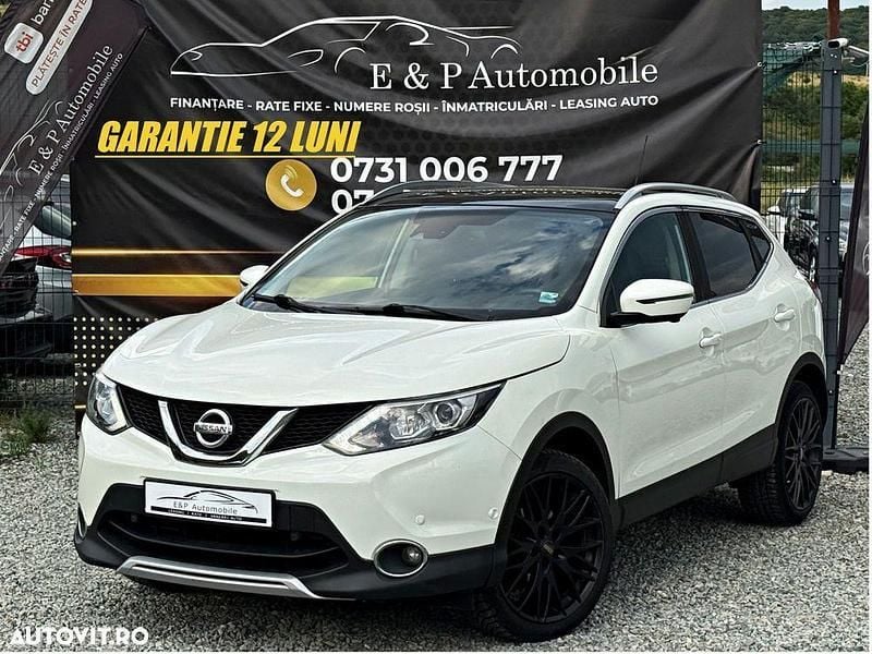 Alb Utilizat 2017 Nissan Qashqai Tekna SUV | 10.999 EUR (Preț bun) - Imagine 1/4