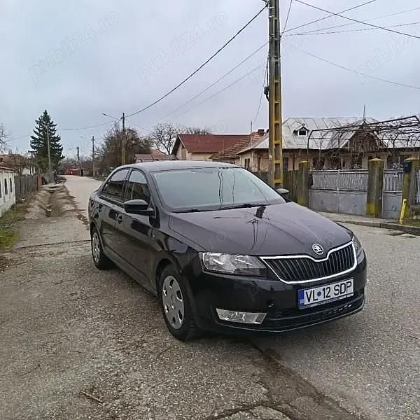 Second-hand Skoda Rapid 105 CP (77 kW) 2016 Negru Hatchback