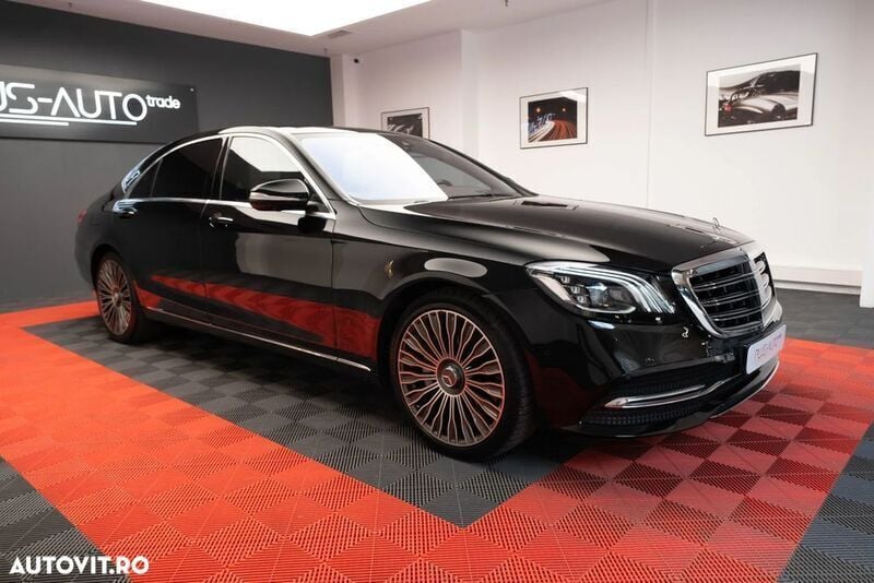 Negru Utilizat 2018 Mercedes S400 Berlinǎ | 44.900 EUR (Preț bun) - Imagine 1/4