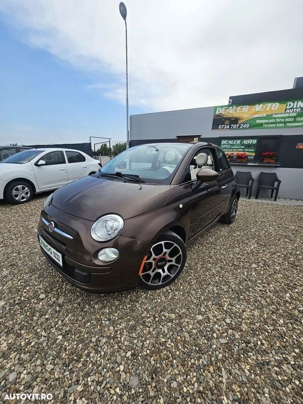 Maro Utilizat 2012 Fiat 500 Cabrio | 7.490 EUR (Puțin scump) - Imagine 1/4