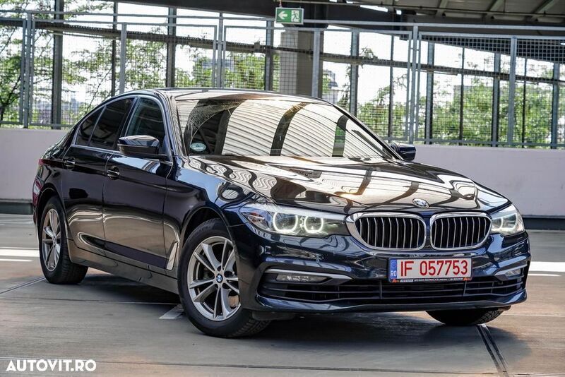 Negru Utilizat 2020 BMW 520 Berlinǎ | 21.890 EUR (Super Preț) - Imagine 1/4