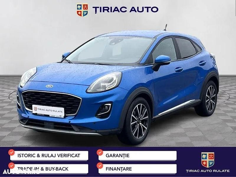 Culoarealbastru Utilizat 2021 Ford Puma Gen-E SUV | 12.900 EUR (Preț bun) - Imagine 1/4