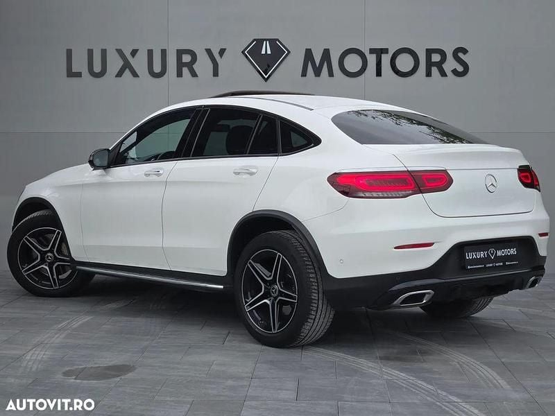 Second-hand Mercedes GLC220 AMG line Plus 194 CP (142 kW) 2019 Culoarealb Coupe