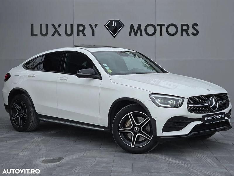 Second-hand Mercedes GLC220 AMG line Plus 194 CP (142 kW) 2019 Culoarealb Coupe