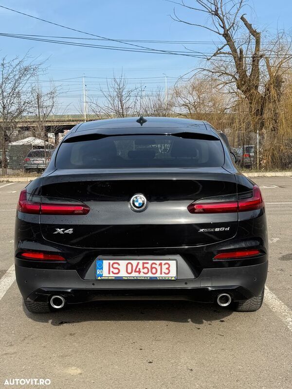 Negru Utilizat 2020 BMW X4 SUV | 33.490 EUR (Super Preț) - Imagine 1/4