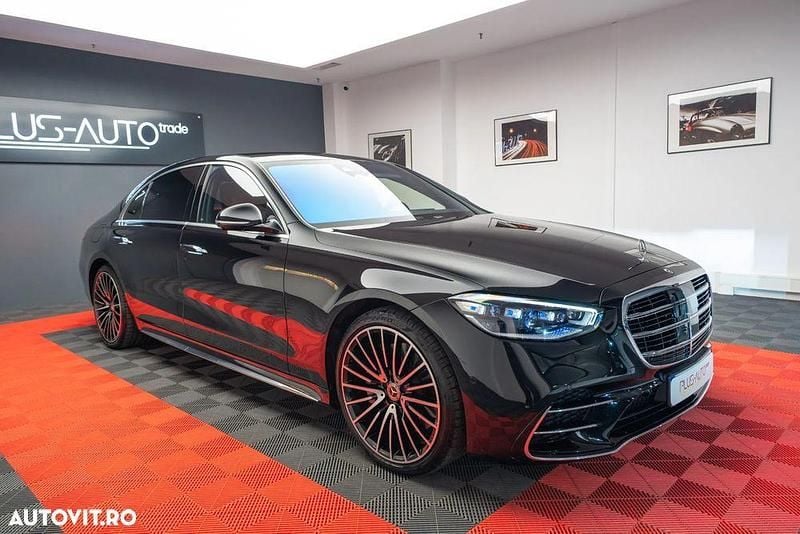 Culoarenegru Utilizat 2022 Mercedes S580 Berlinǎ | 99.900 EUR (Super Preț) - Imagine 1/4