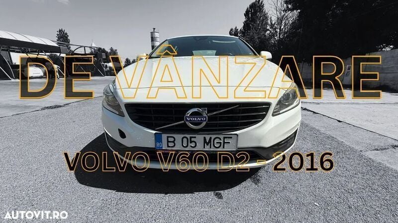 Alb Utilizat 2016 Volvo V60 Break | 8.200 EUR (Preț bun) - Imagine 1/4